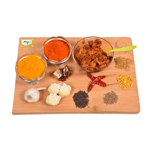 Amoga's Pickles Factory Cauliflower Pickle Andhra Style - Grab2buy