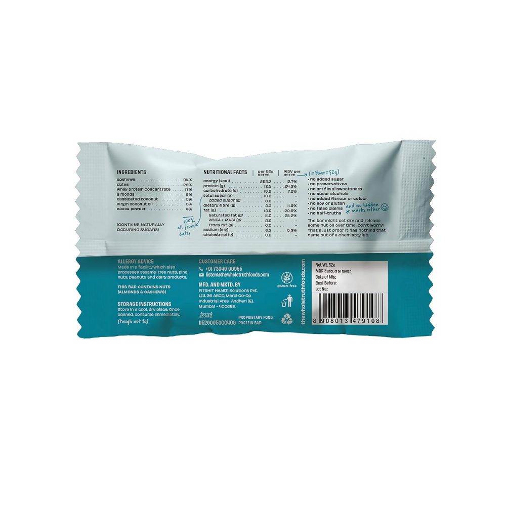 The Whole Truth Protein Bars - Coconut Cocoa  Grab2Buy The Whole Truth Grab2Buy