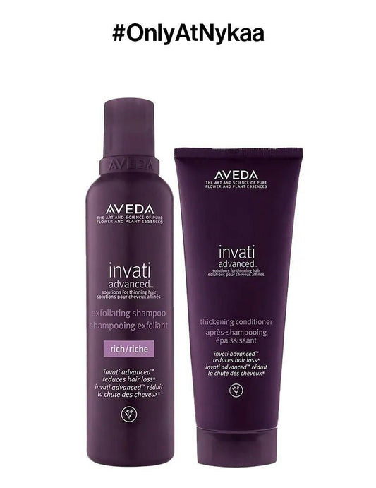 Aveda Invati Rich 2 Step Routine - Shampoo & Conditioner Combo - Grab2buy