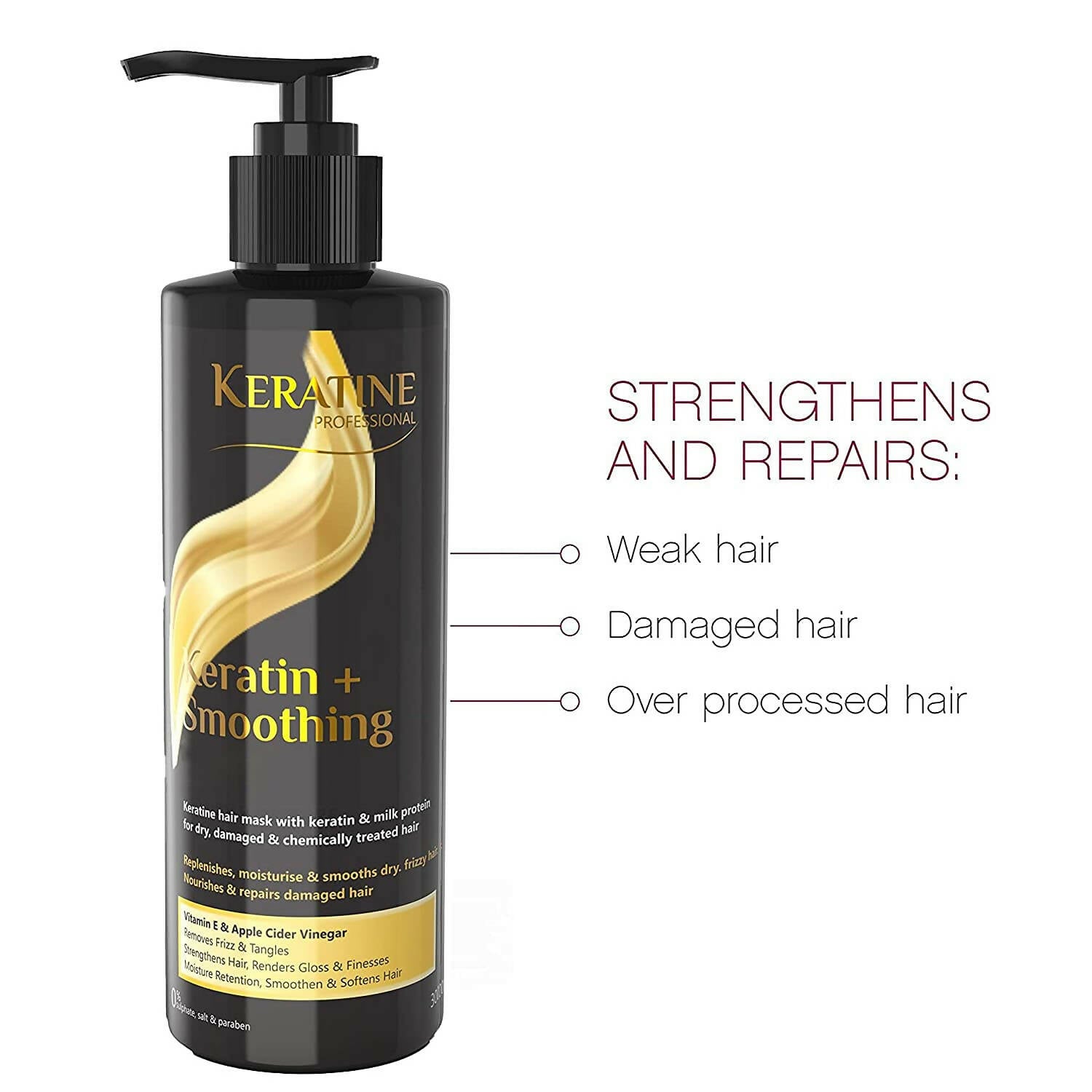 Keratine Professional Keratin + Smoothing Shampoo 