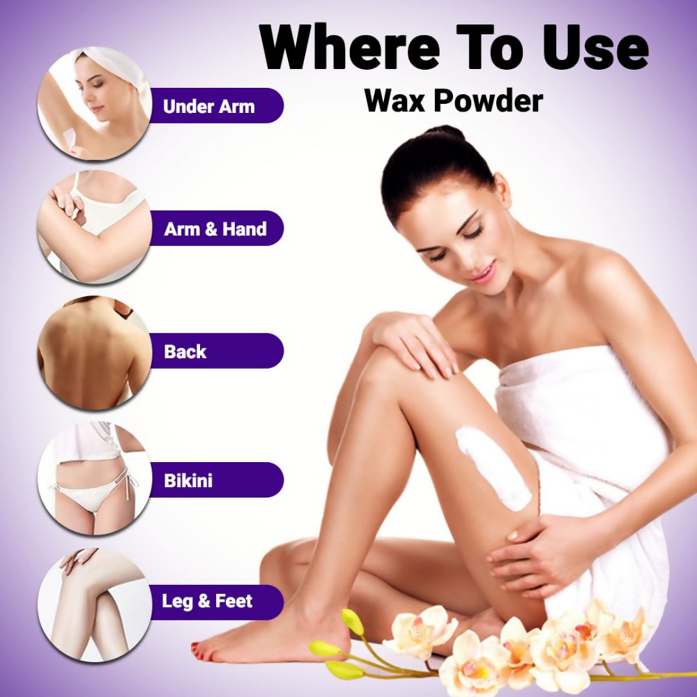 VedicAyurveda Herbal Wax Powder - Lavender  Grab2Buy VedicAyurveda Grab2Buy