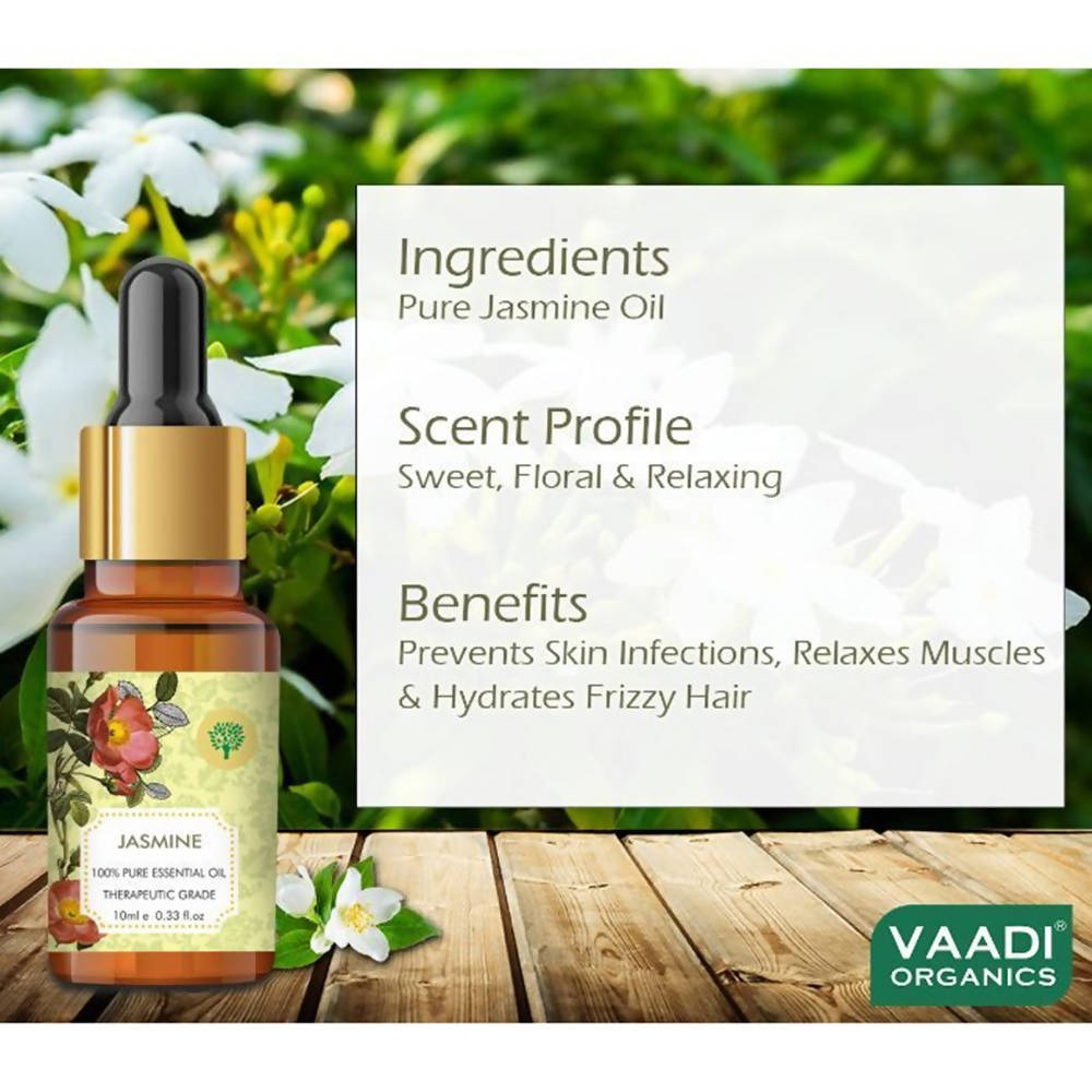 Vaadi Herbals Jasmine 100% Pure Essential Oil Therapeutic Grade  Grab2Buy Vaadi Herbals Grab2Buy