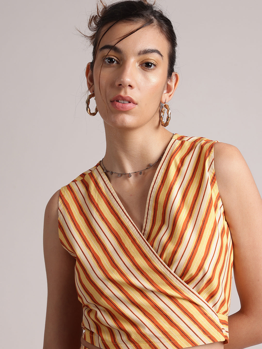 Zaccai Women's Multi Poplin Striped Co-Ords 
