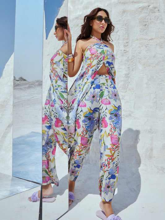 Zaccai Women's Multi Muslin Floral Co-Ords 