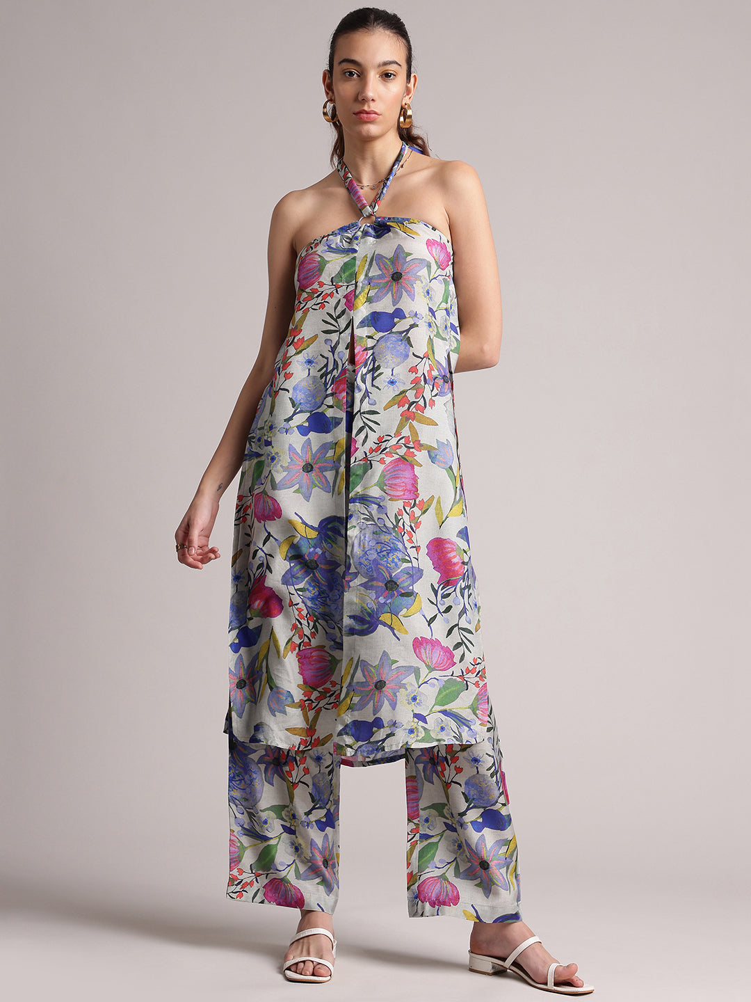 Zaccai Women's Multi Muslin Floral Co-Ords 
