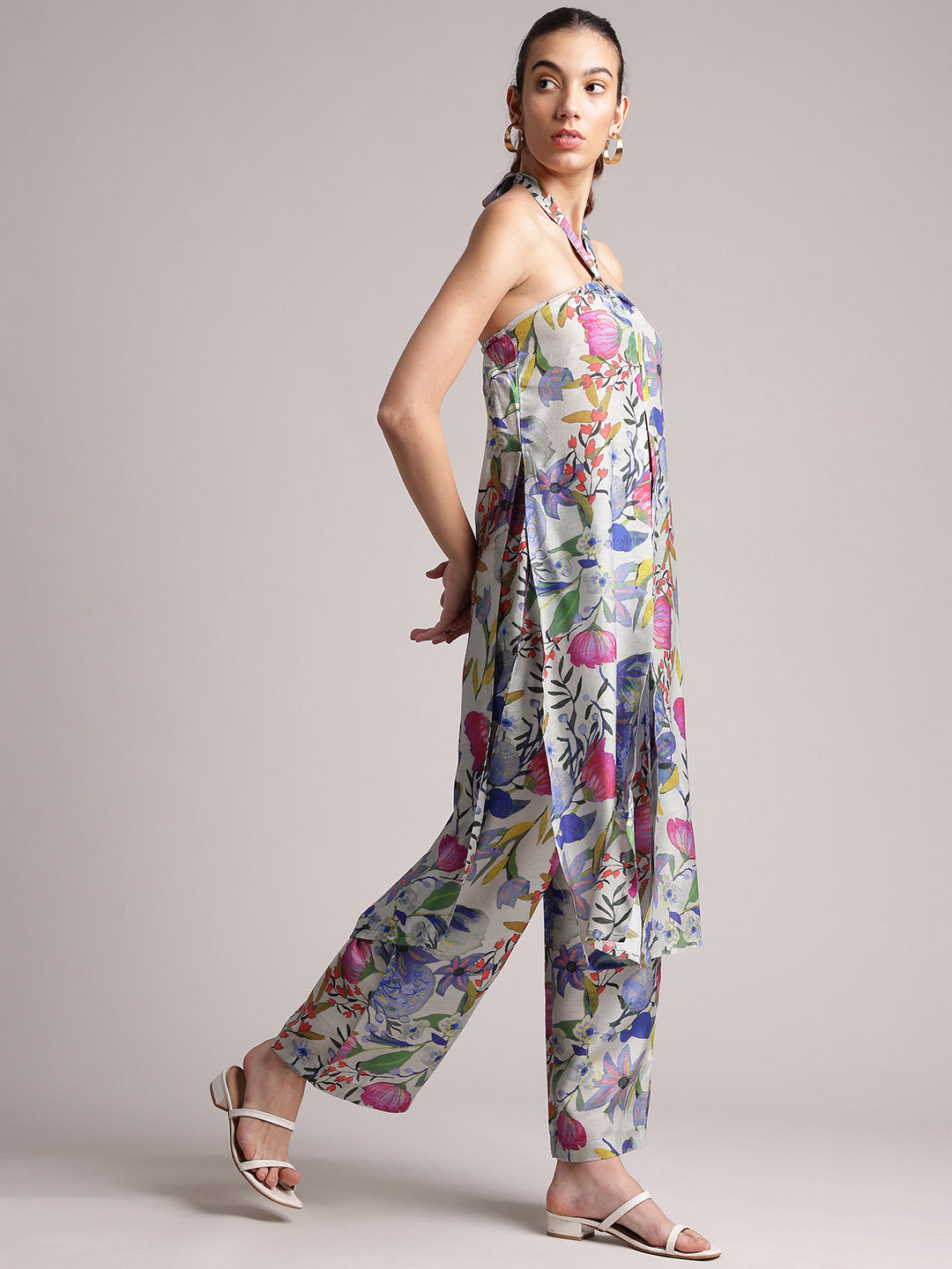 Zaccai Women's Multi Muslin Floral Co-Ords 