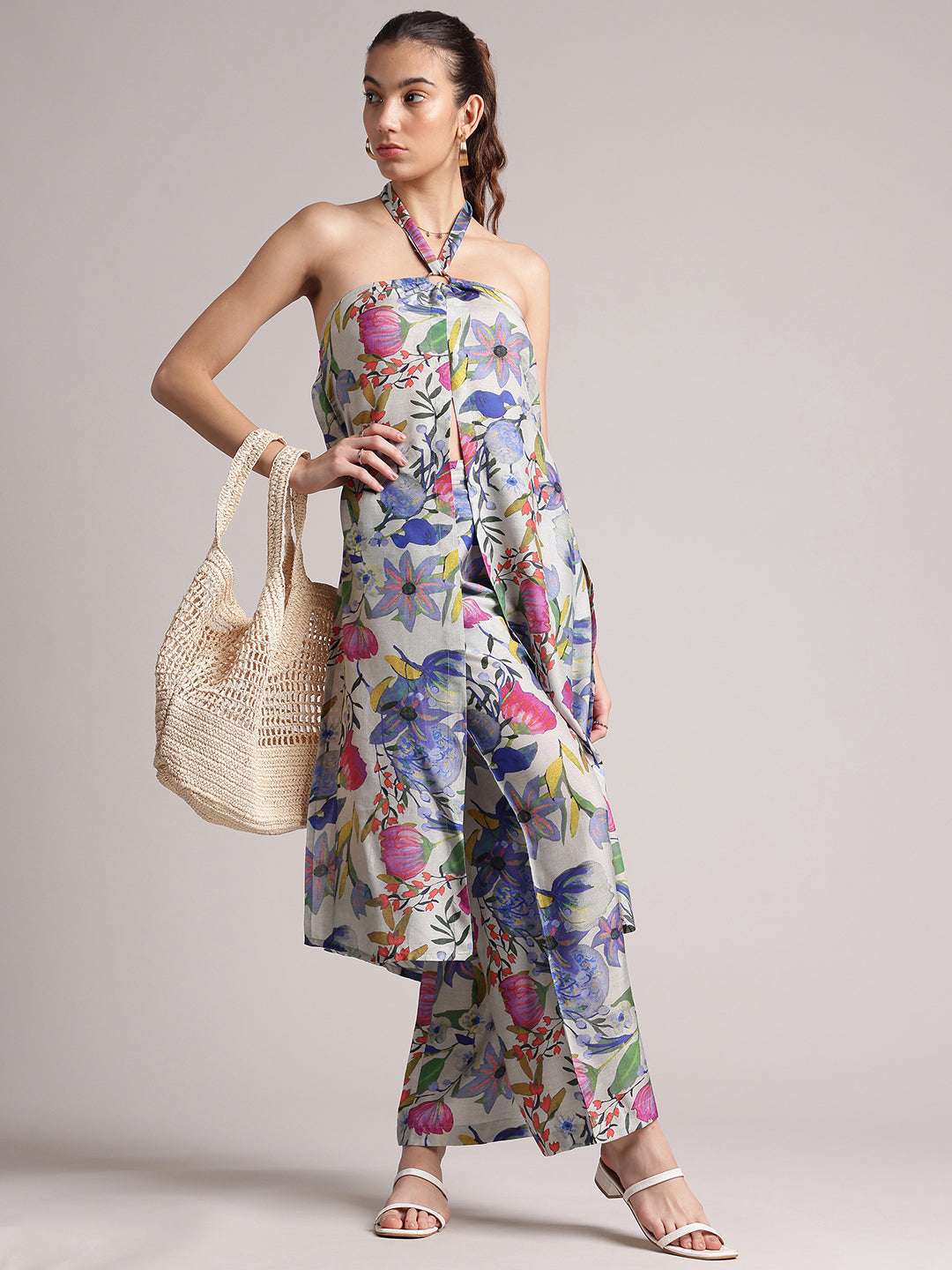 Zaccai Women's Multi Muslin Floral Co-Ords 