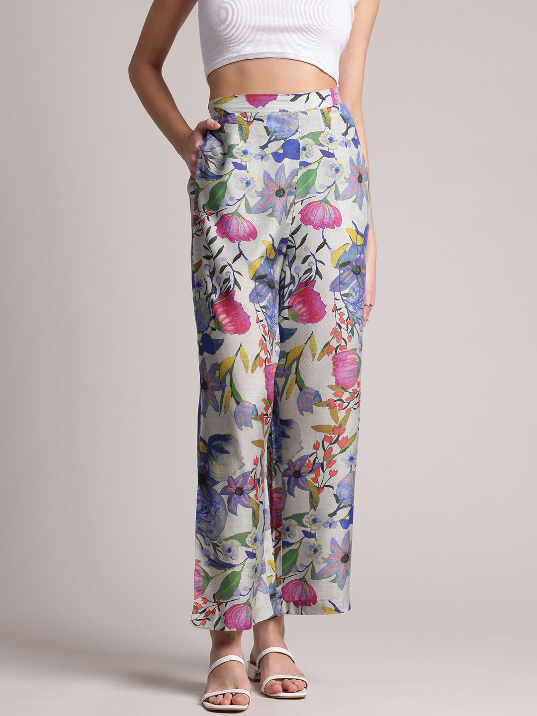 Zaccai Women's Multi Muslin Floral Co-Ords 