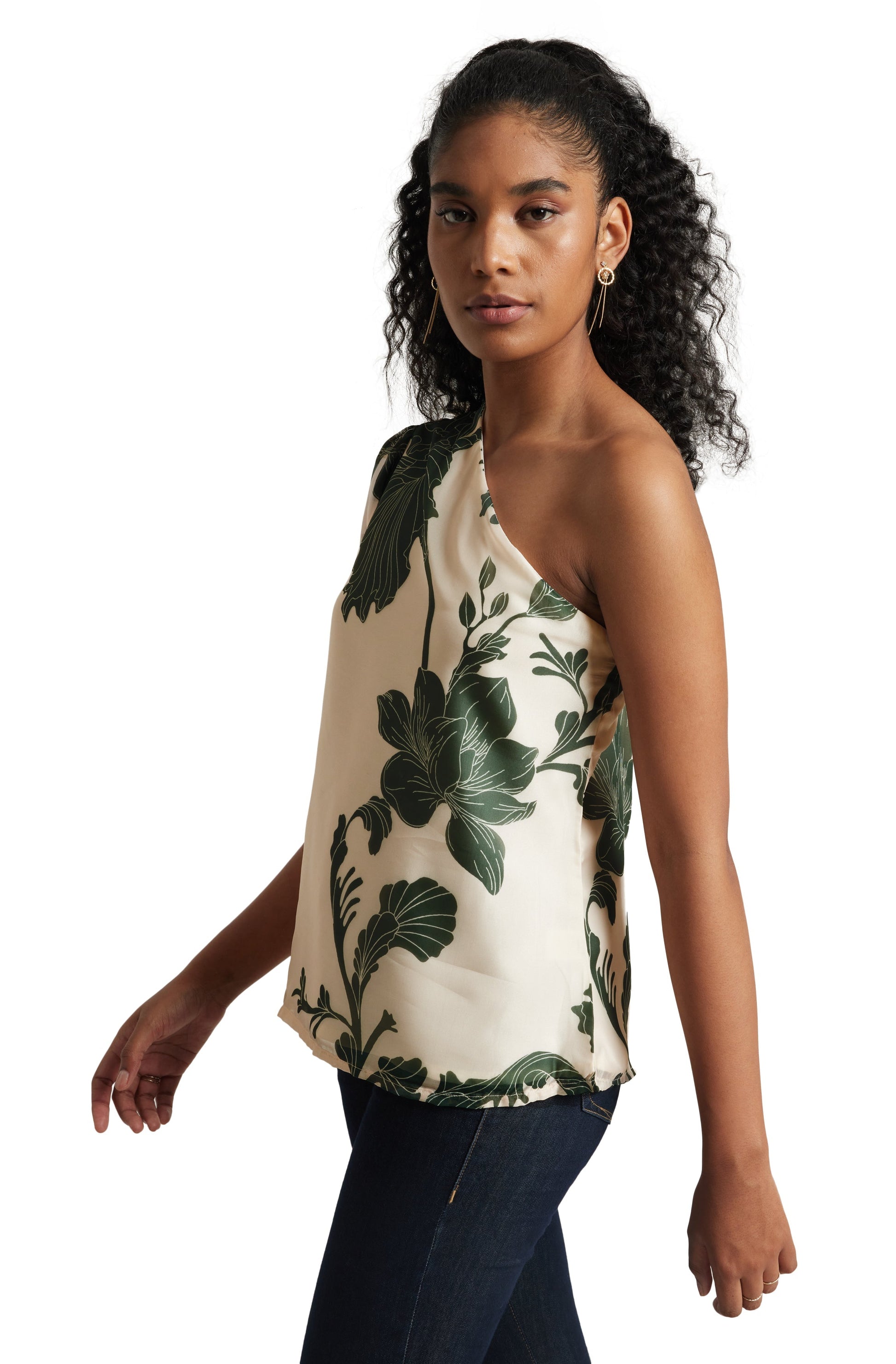 Zaccai Women's Cream Organza Floral Top  Grab2Buy Zaccai Grab2Buy