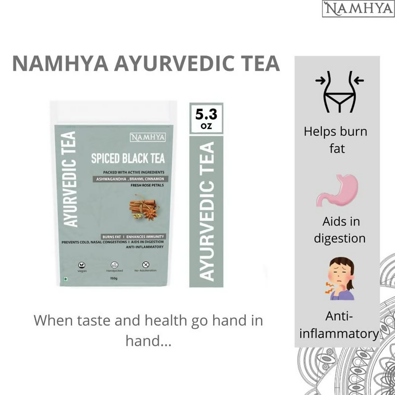 Namhya Ayurvedic Spiced Black Tea- Natural Immunity Booster 