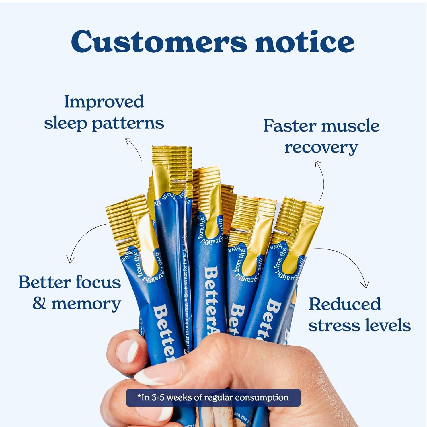 Better Alt KSM-66 Ashwagandha Honey Sticks 