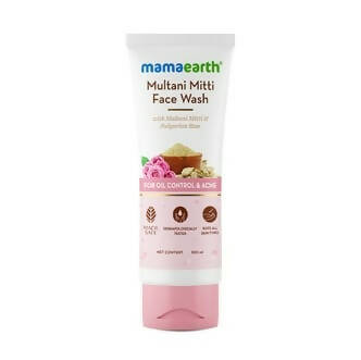 Mamaearth Multani Mitti Face Wash With Multani Mitti & Bulgarian Rose - Grab2buy