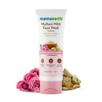 Mamaearth Multani Mitti Face Wash With Multani Mitti & Bulgarian Rose - Grab2buy