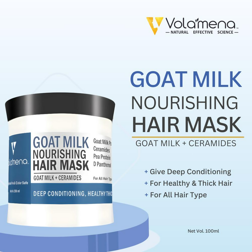 Volamena Goat Milk Hair Mask For Damaged Hair  Grab2Buy Volamena Grab2Buy