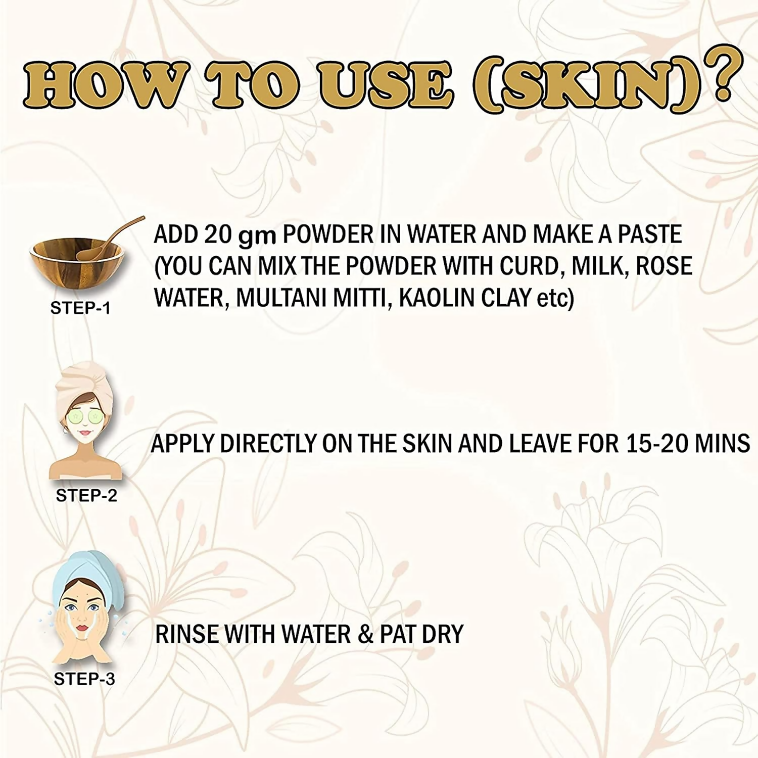 Florecer Multani Mitti Powder For Face Pack 