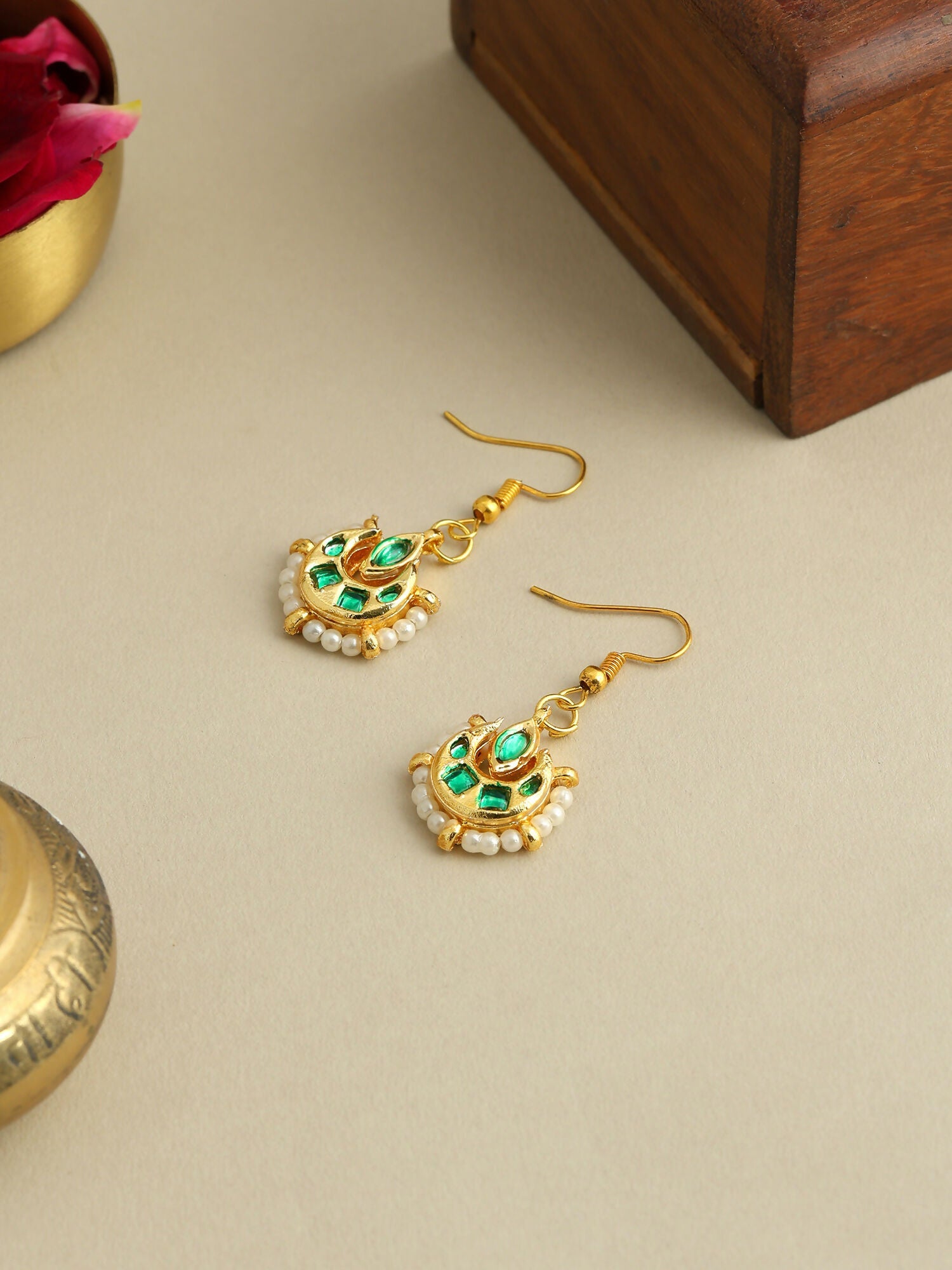 Ruby Raang Suhana Chand Earring