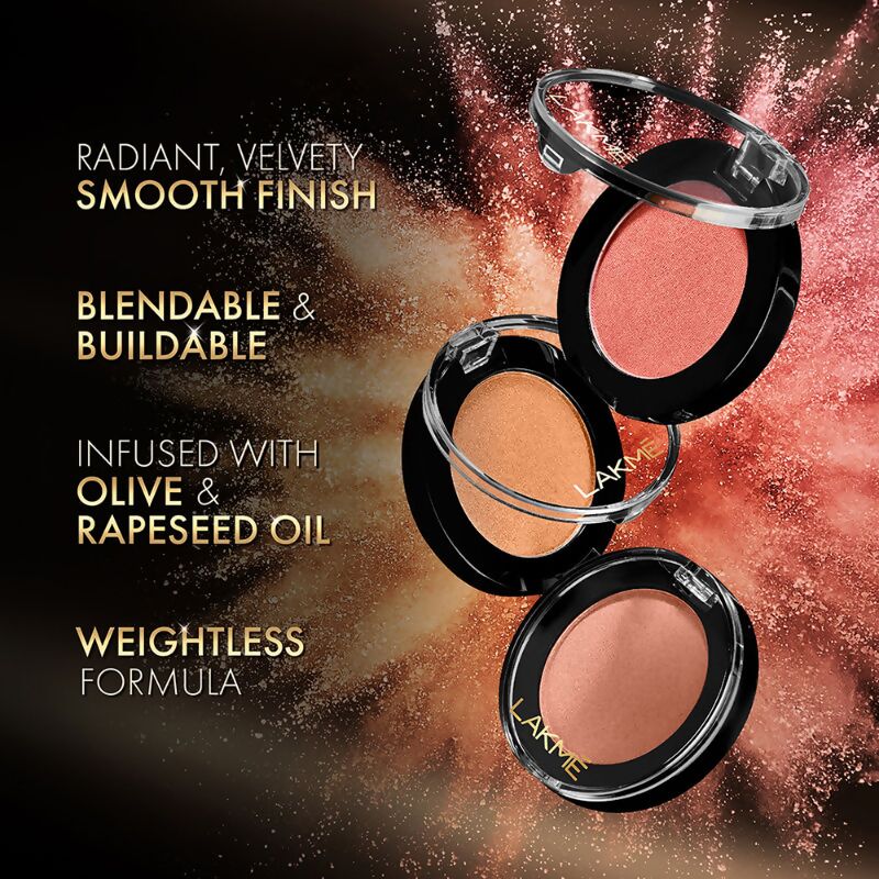 Lakme Face It Highlighter - Rose Gold - Distacart