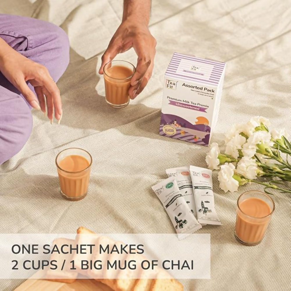 TeaFit Premium NO SUGAR Instant Assorted Tea Premix