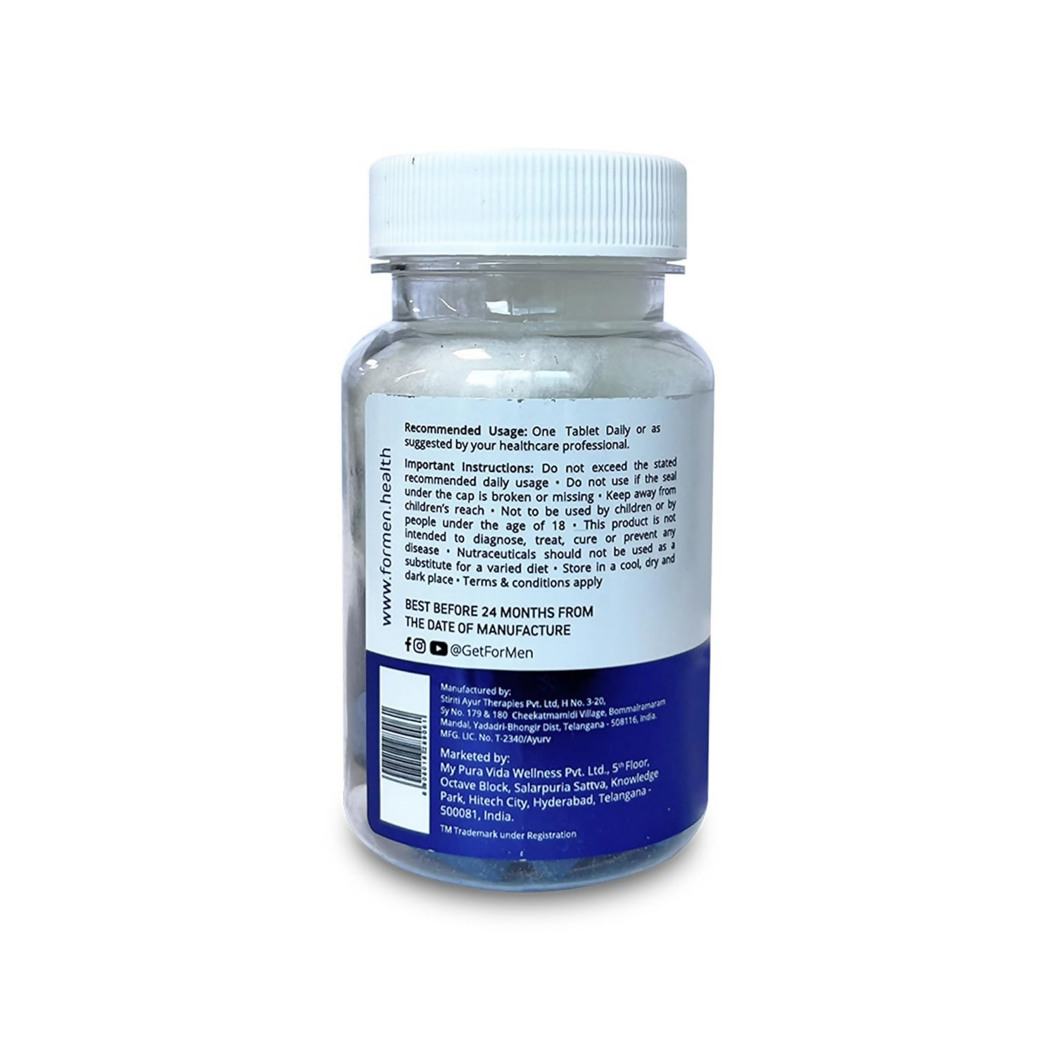 ForMen Sj + Ashwagandha Tablets 