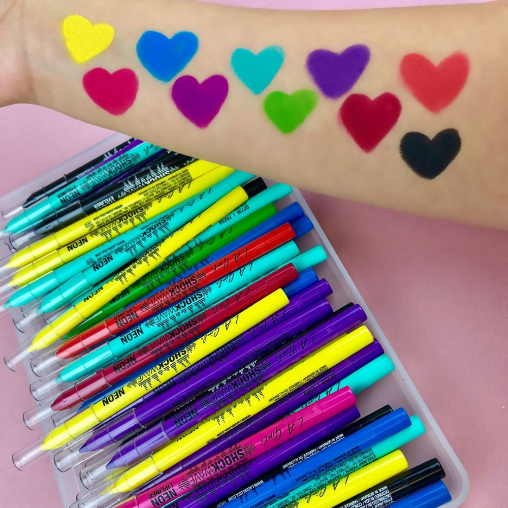 L.A Girl Shockwave Neon Eye Liner - Blackout Black