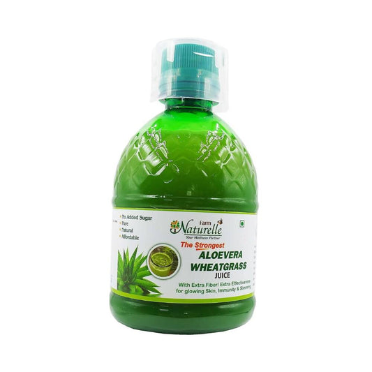 Farm Naturelle Aloe Vera Wheat Grass Juice 