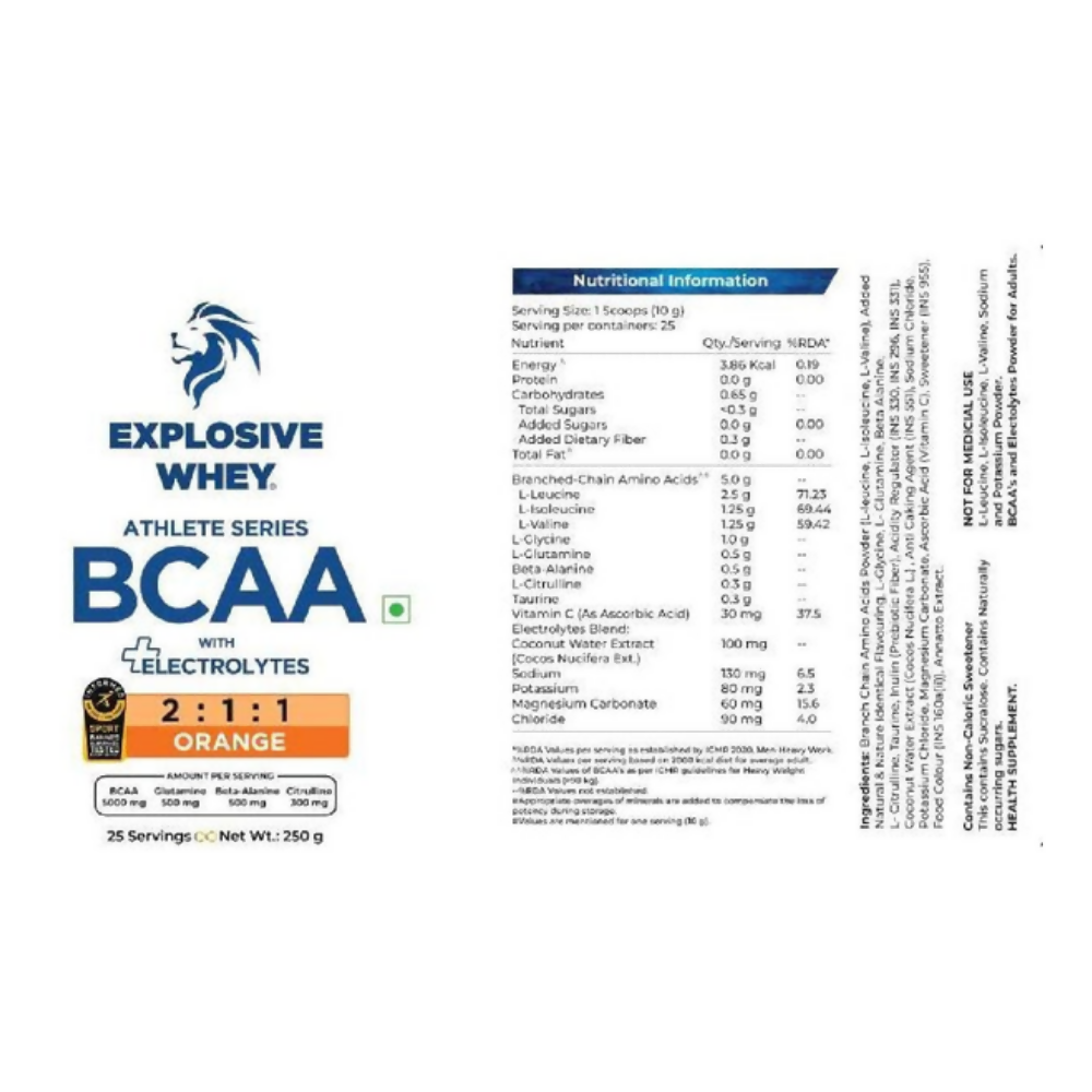 Explosive Whey Athlete Series BCAA 