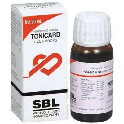 SBL Homeopathy Tonicard Gold Drops 
