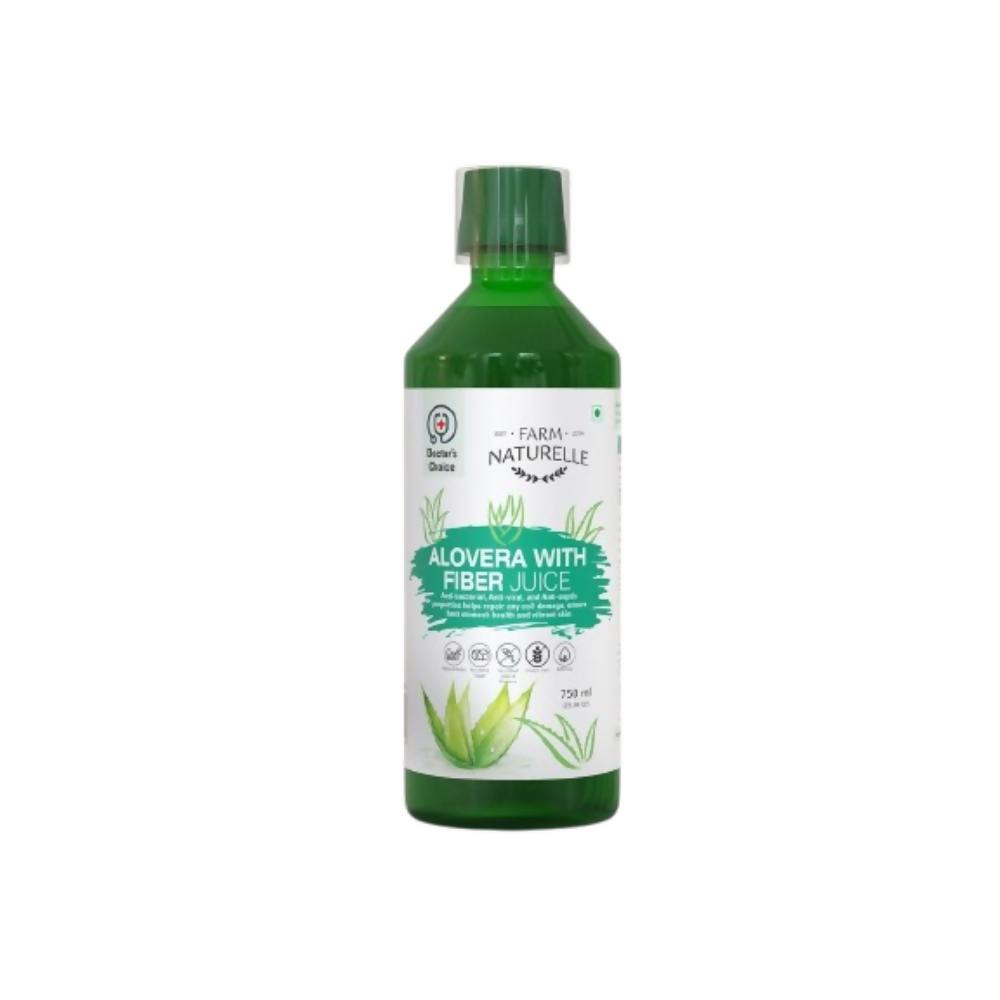 Farm Naturelle Aloe Vera Juice - Revitalize Hair, Skin, and Digestive Health 