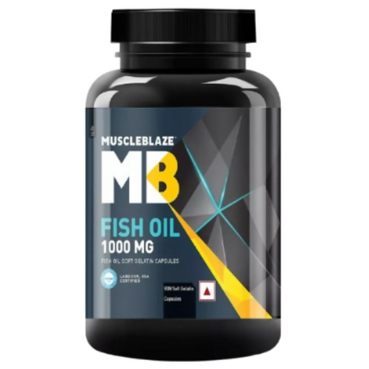 MuscleBlaze Fish Oil 1000 Mg Capsules 