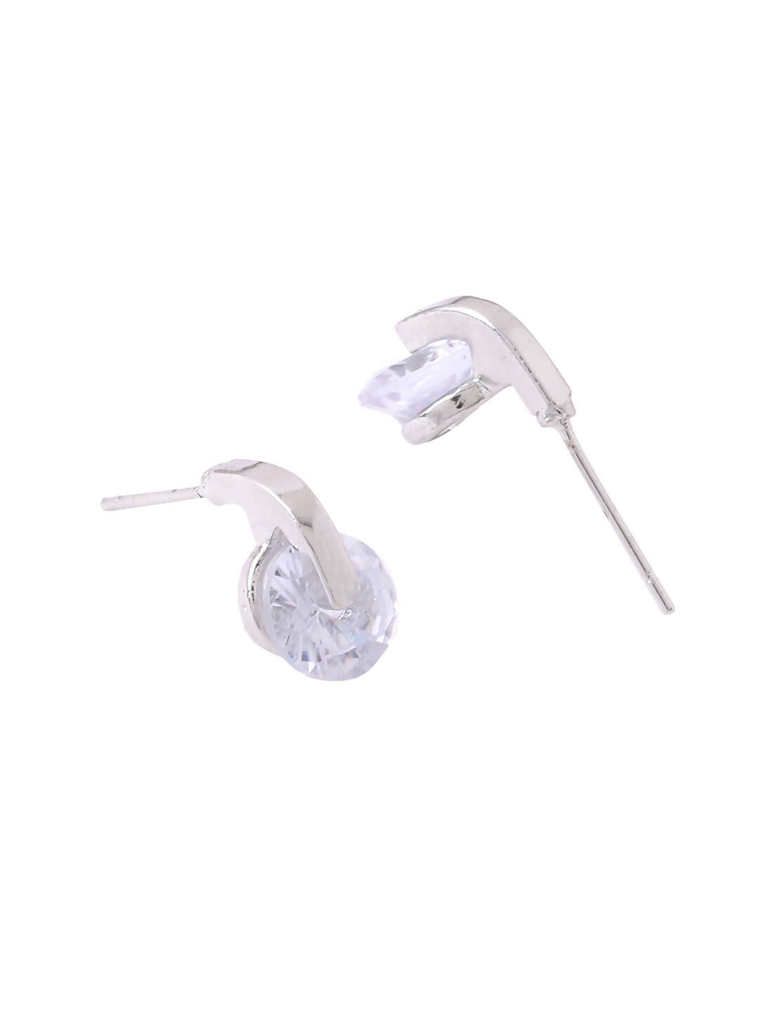 NVR Women Cz Studded Studs Earrings