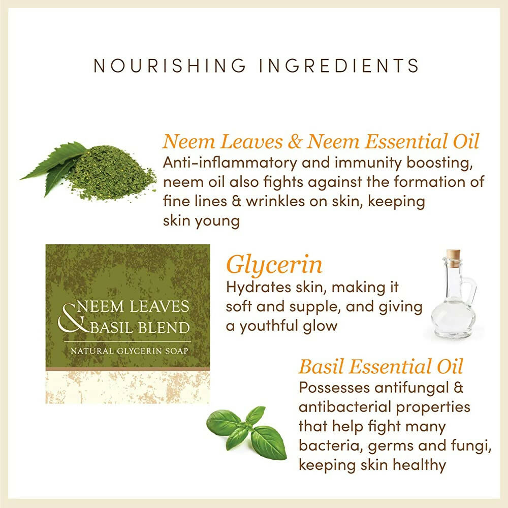 The Earth Reserve Neem Leaves & Basil Blend Soap  Grab2Buy The Earth Reserve Grab2Buy