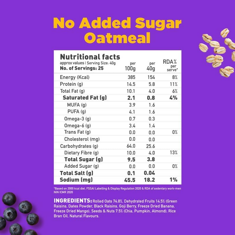 Yoga Bar Oatmeal No Added Sugar  Grab2Buy Yoga Bar Grab2Buy