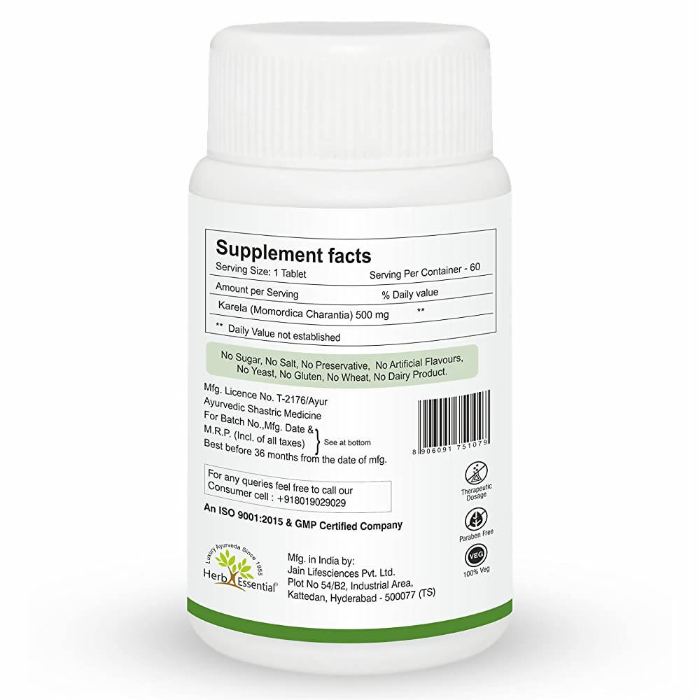 Herb Essential Karela Tablets 
