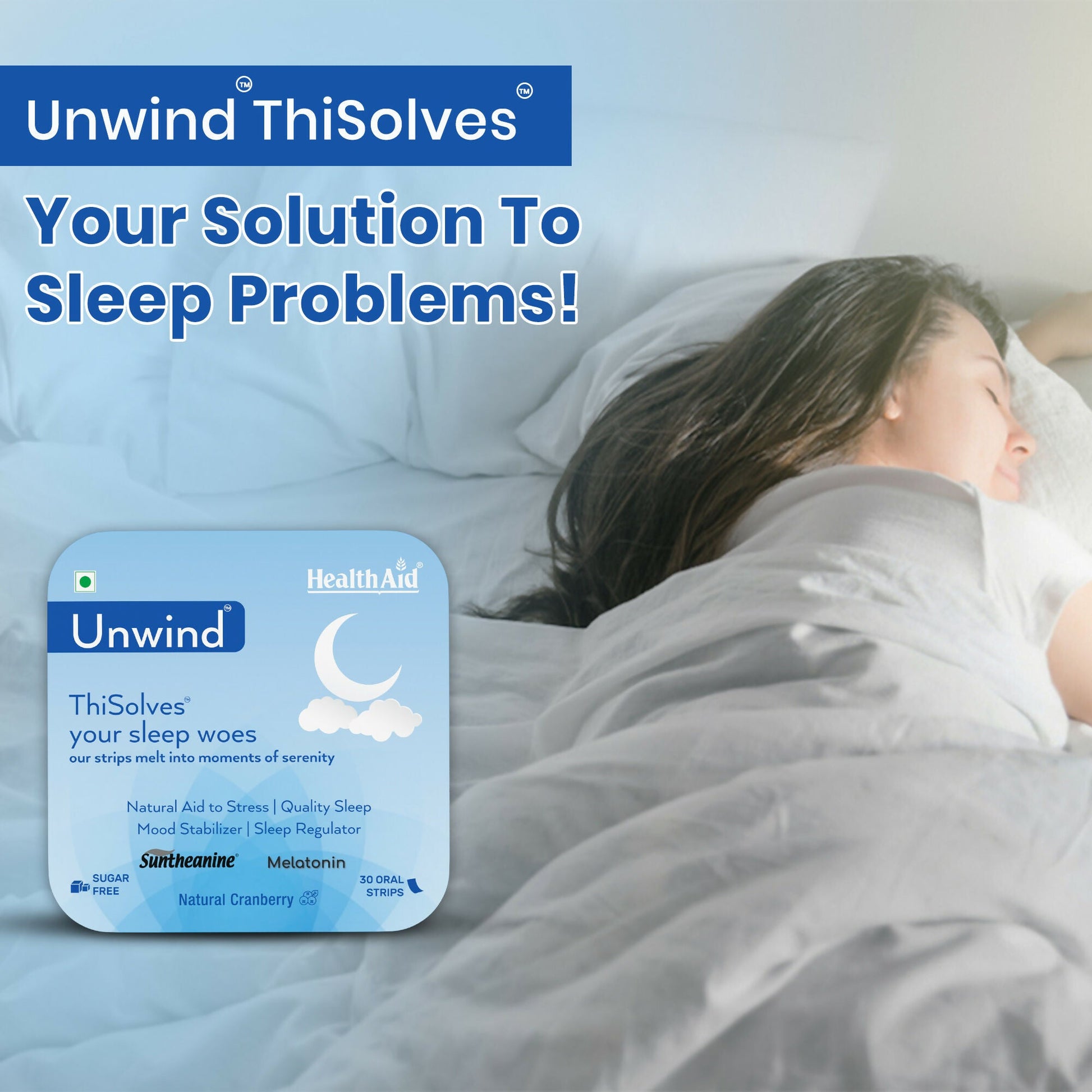 HealthAid Unwind ThiSolves Oral Strips - Grab2buy