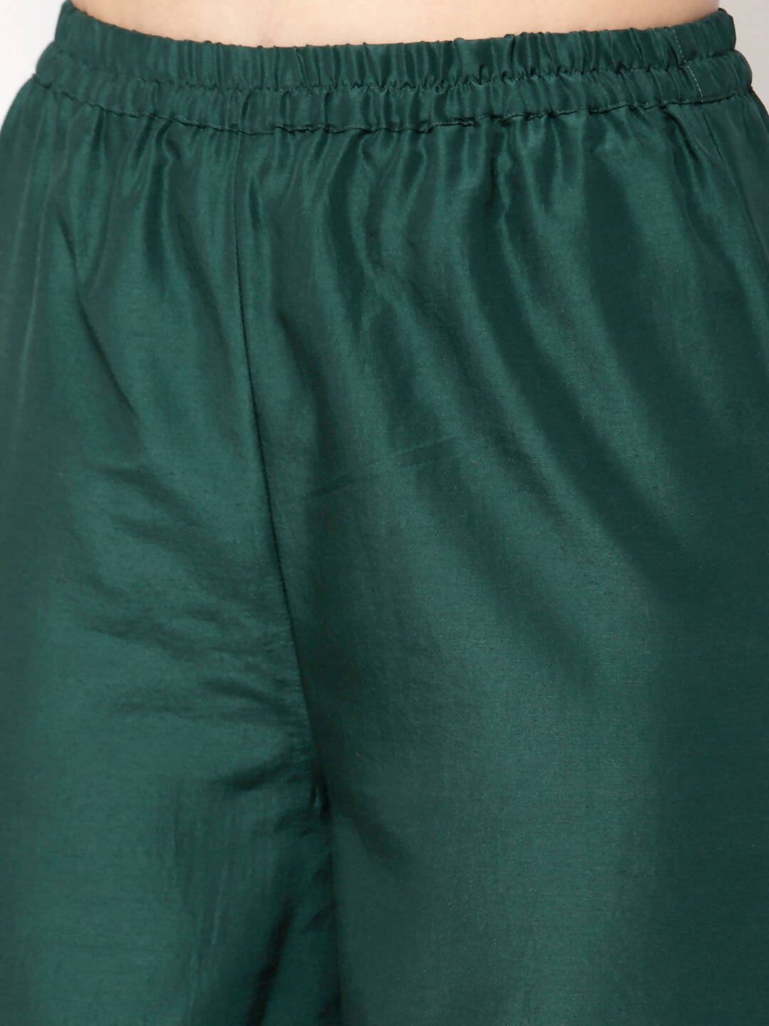 Myshka Women Green Kurta with Palazzos & With Dupatta