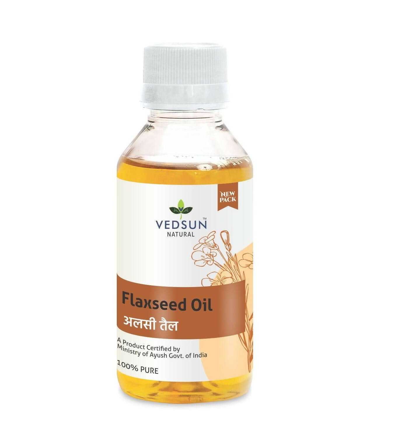 Vedsun Naturals Flax Seed Oil Alsi Ka Tel Pure Omega 3 Rich  Grab2Buy Vedsun Grab2Buy