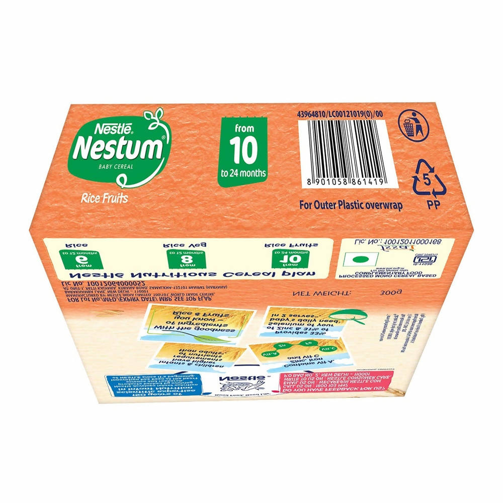 Nestle Nestum Baby Cereal-Rice Fruits (10 to 24 Months) 