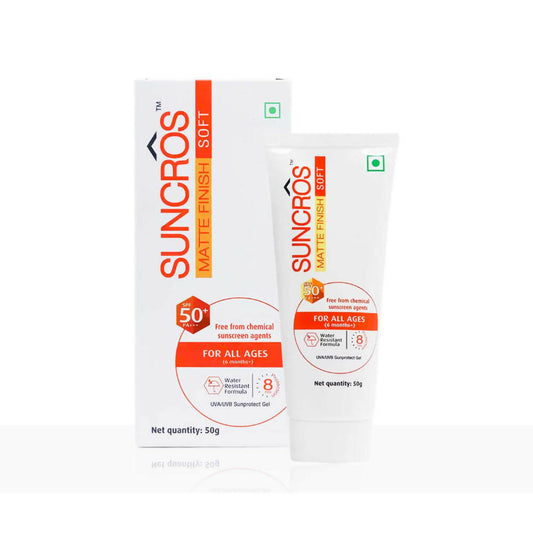 Suncros Matte Finish Soft Gel SPF 50+ - Grab2buy
