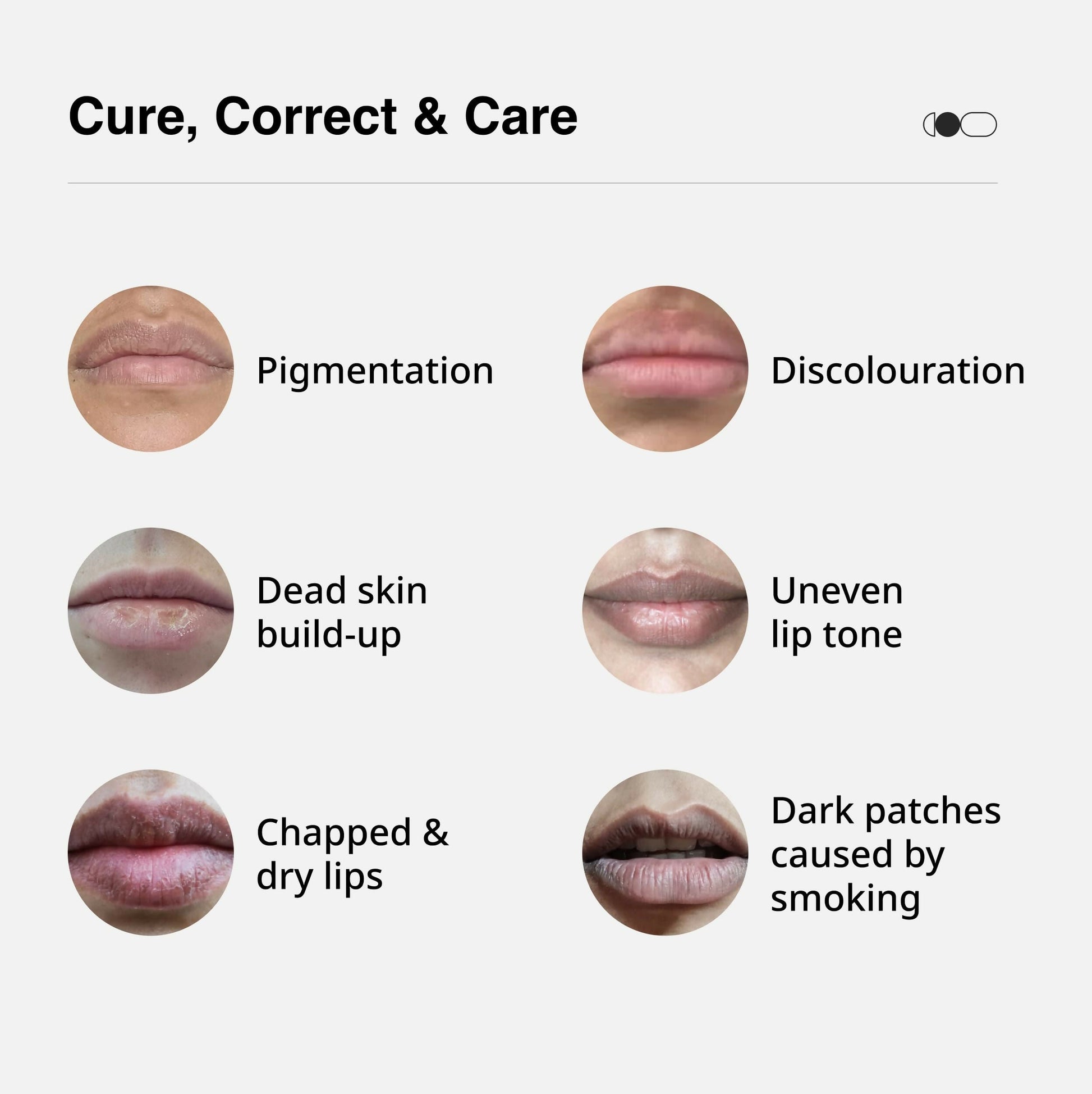 Cureskin Lightening Lip Scrub for Men and Women 