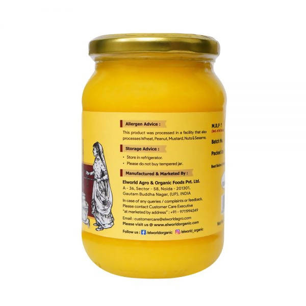El World Organic A2 Cow Bilona Ghee | Desi Gir Cow Ghee | Organic A2 Desi Ghee 