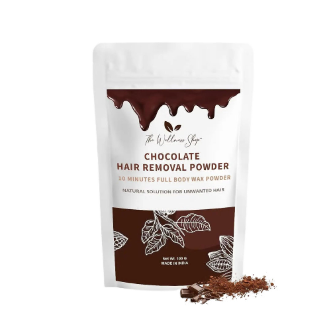 The Wellness Shop Chocolate Hair Removal Powder  Grab2Buy The Wellness Shop Grab2Buy