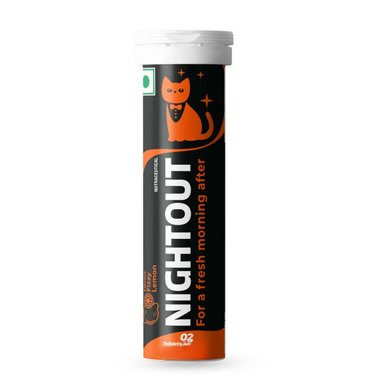 Fast&Up Nightout Hangover Relief For A Fresh Morning After - Fizzy Lemon Flavor 