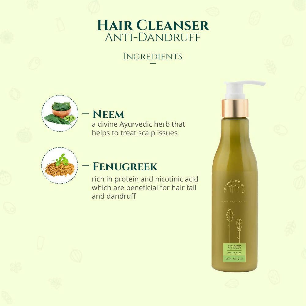 The Earth Collective Hair Cleanser - Anti-Dandruff  Grab2Buy The Earth Collective Grab2Buy