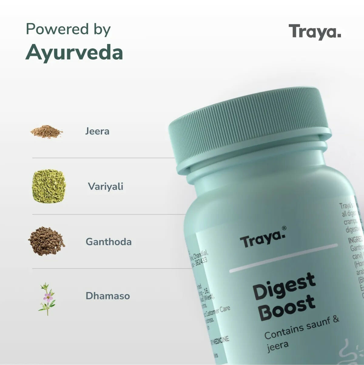 Traya Digest Boost Tablets  Grab2Buy Traya Grab2Buy