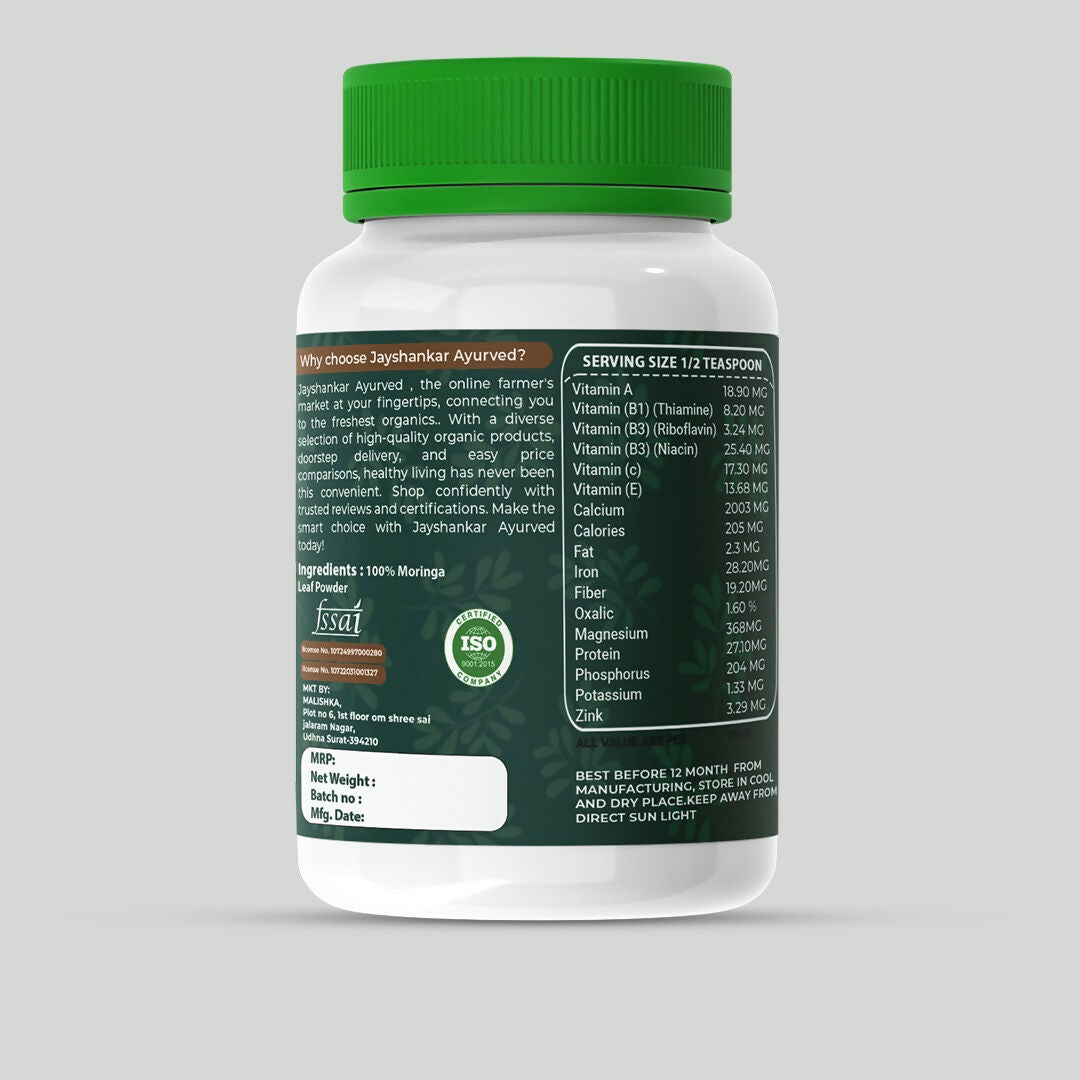 Jayshankar Ayurved Moringa Leaf Powder 