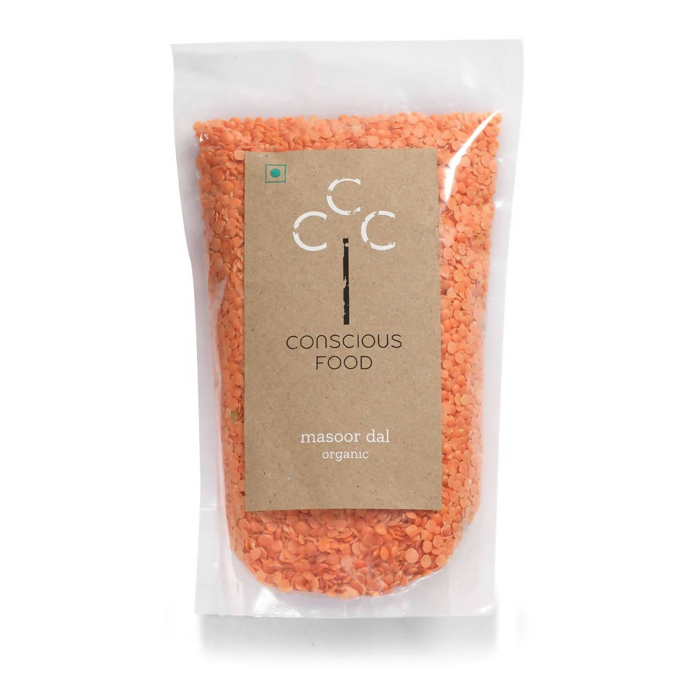 Conscious Food Organic Split Red Lentil (Masoor Dal) 