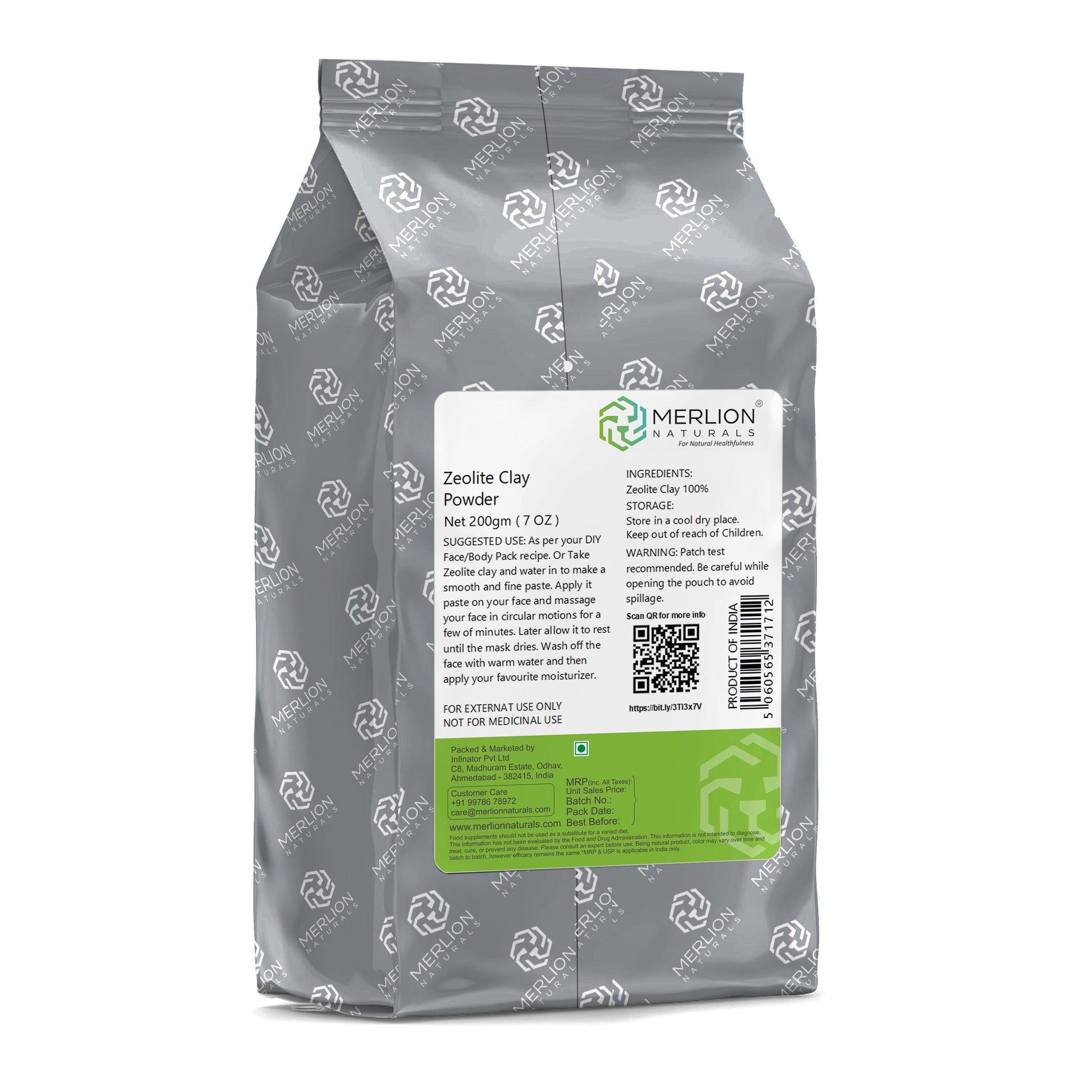 Merlion Naturals Zeolite Clay Powder