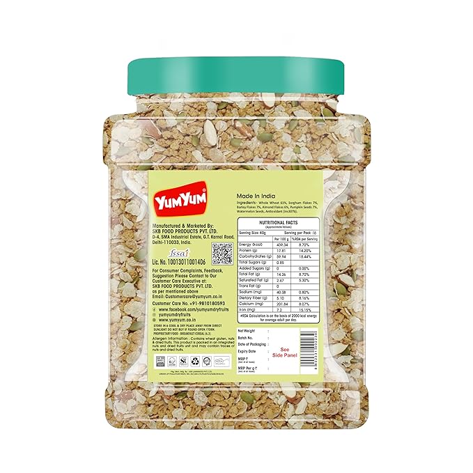 Yum Yum Zero Added Sugar Muesli Jar  Grab2Buy Yum Yum Grab2Buy