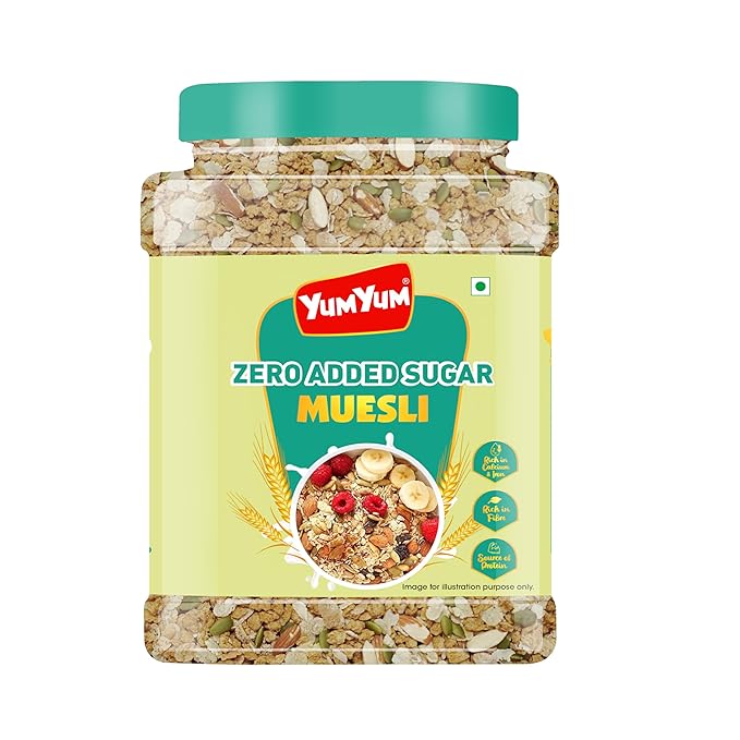 Yum Yum Zero Added Sugar Muesli Jar  Grab2Buy Yum Yum Grab2Buy