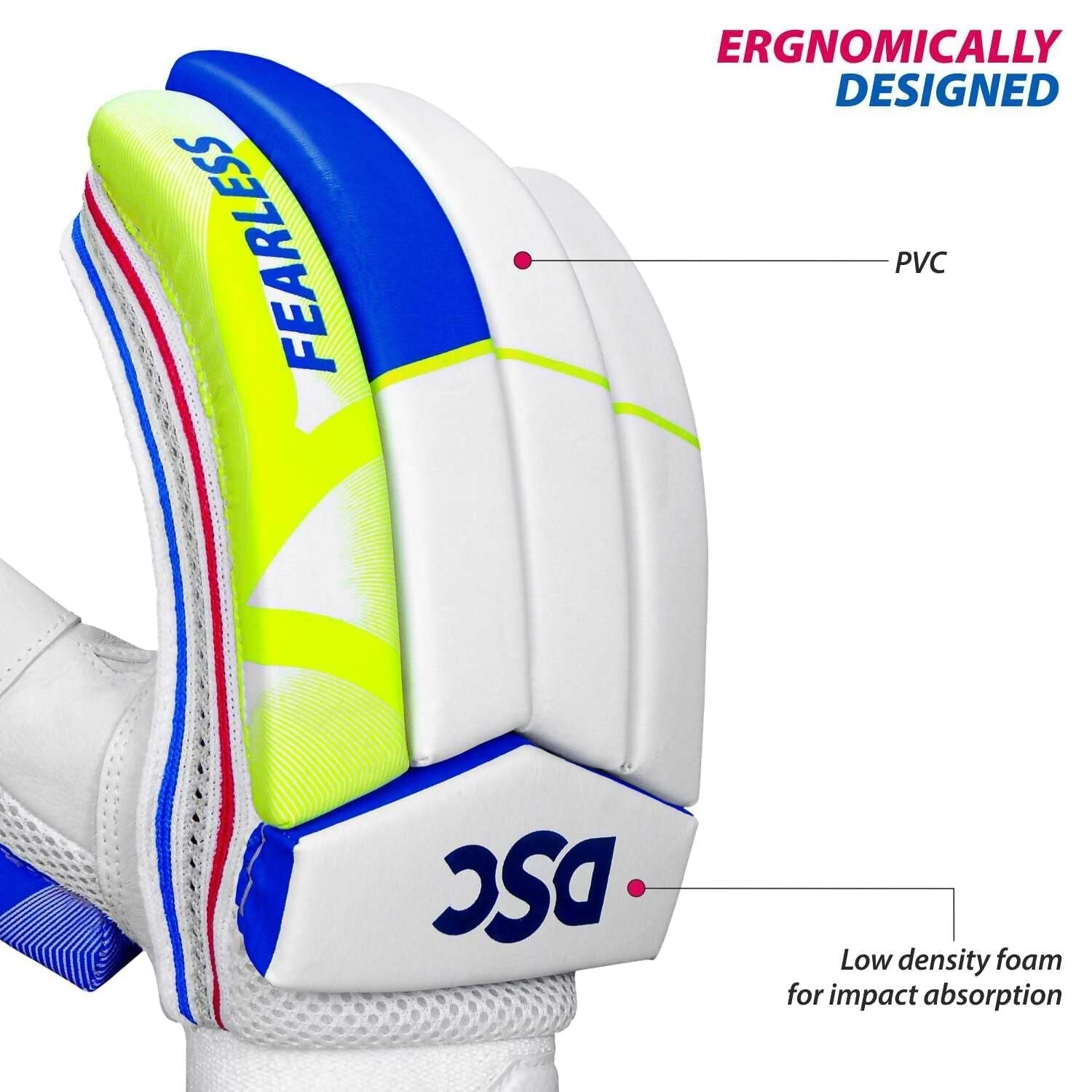 DSC Intense Attitude Men's Cricket Batting Gloves (Colour May Vary) 
